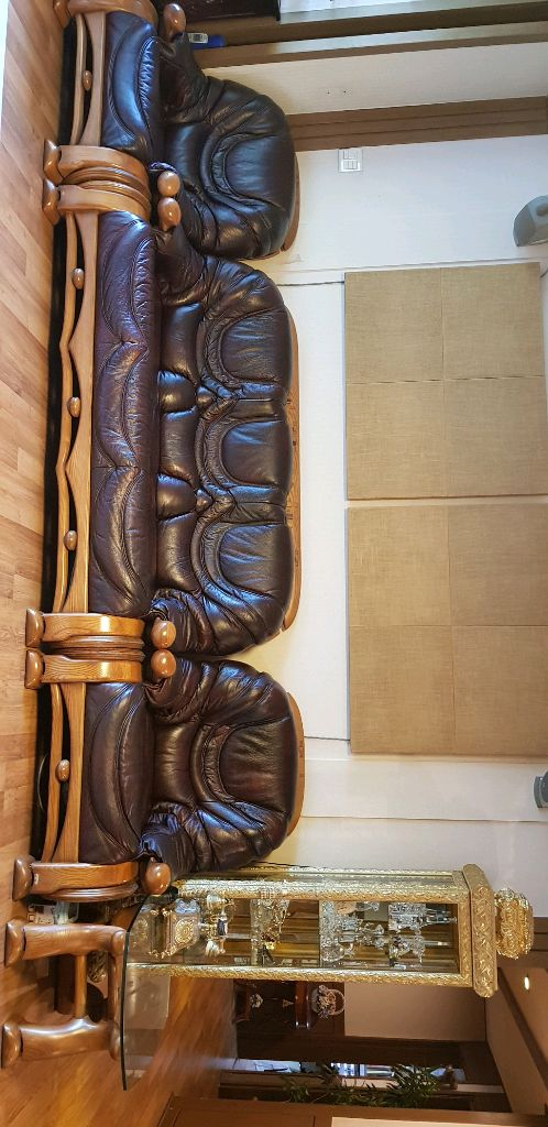 엔틱 소파 테이블 세트 이미지