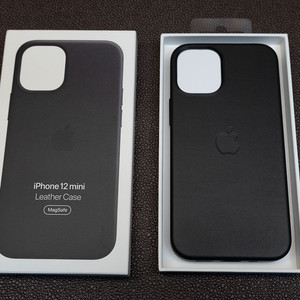 (미사용) 아이폰 12 미니 정품 맥세이프 레더 케이스