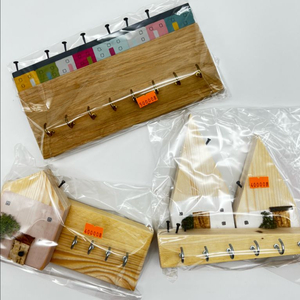 나무토막 집모양 키홀더, 오너먼트