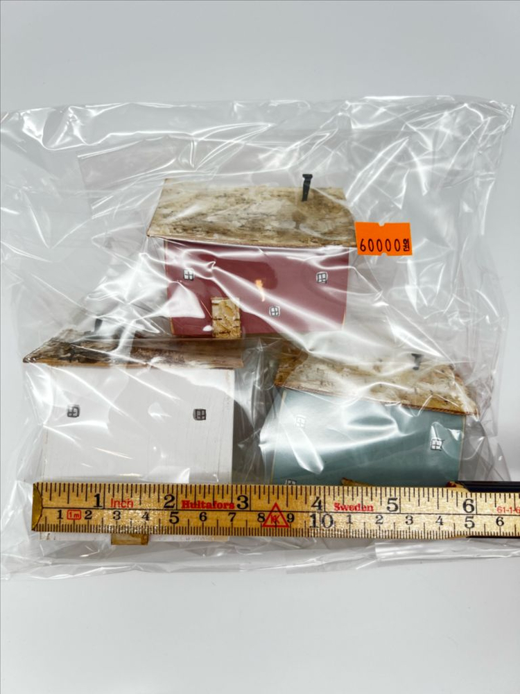 나무토막 집모양 키홀더, 오너먼트--6