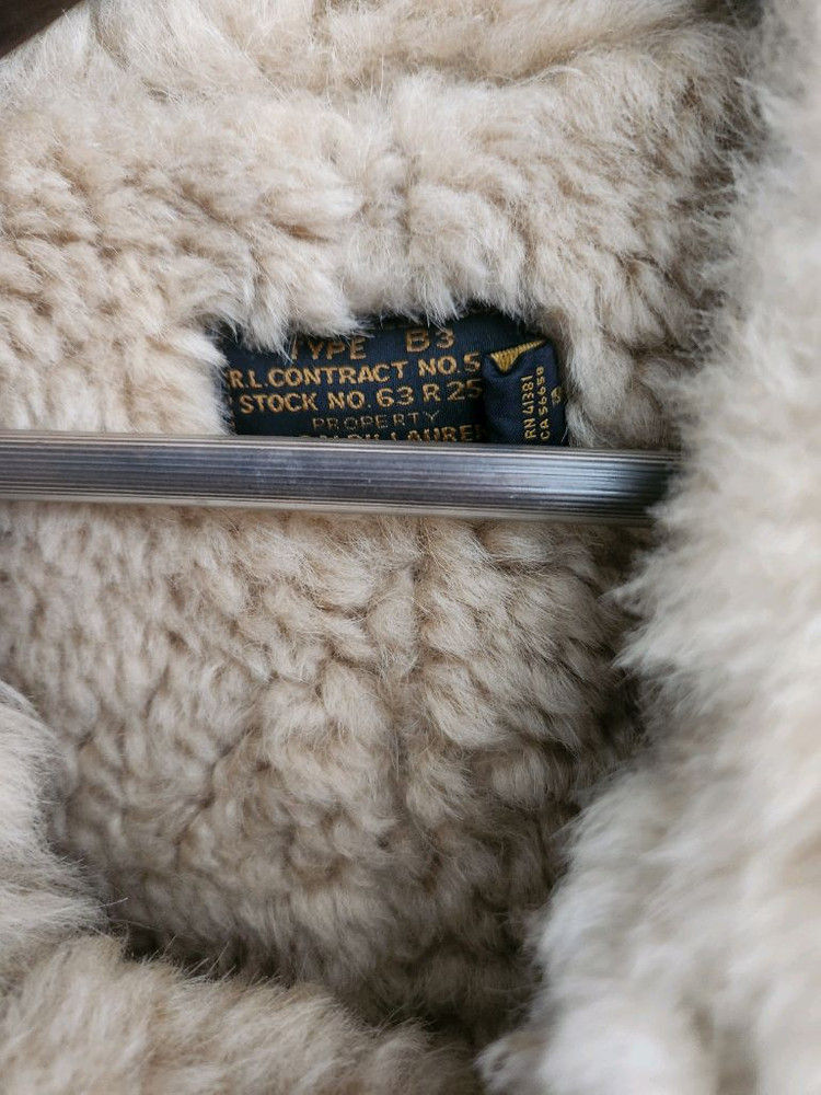 폴로 B-3 무스탕 시어링 자켓 이미지