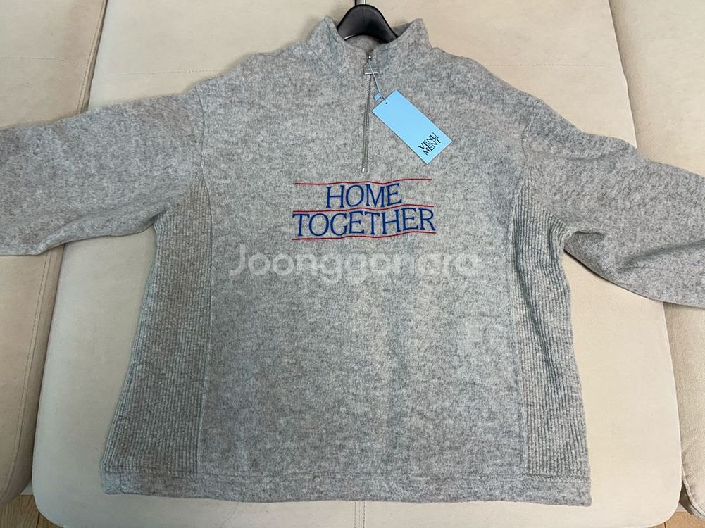 (새상품)베뉴먼트 venument 소프트울 아노락 플리스 그레이--4