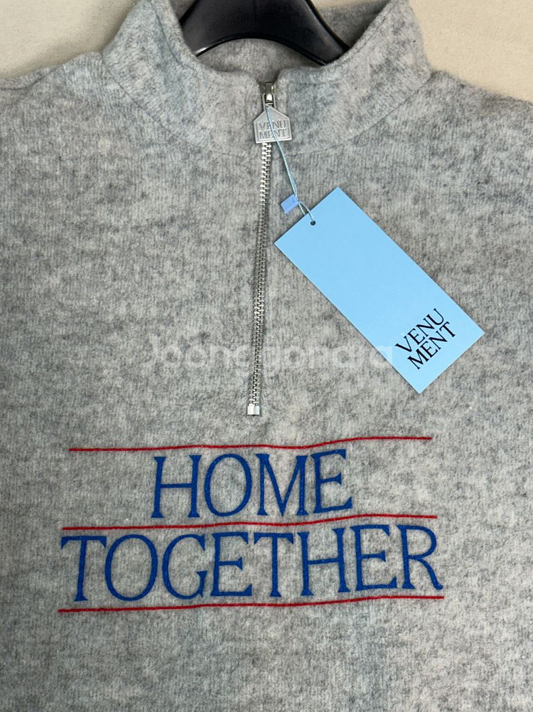 (새상품)베뉴먼트 venument 소프트울 아노락 플리스 그레이--5