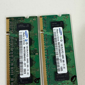 삼성 노트북용 1GB RAM 메모리 2개입니다PC2-6400S 이고 정상 작동 확인했습니다노트북 업그레이드나 부품