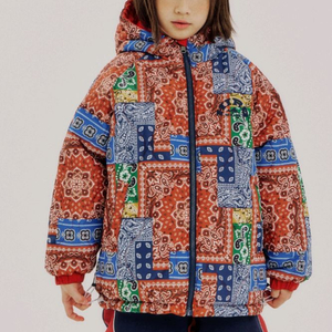 히로 리버서블 스노우 자켓 네이비, 블랙 130