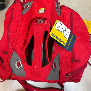 러프웨어 팰리세이즈 도그 백팩 새들백과 하이드레이션 방광이 포함된 다일 하이킹 팩 레드 수맥 라지엑스라지 이미지