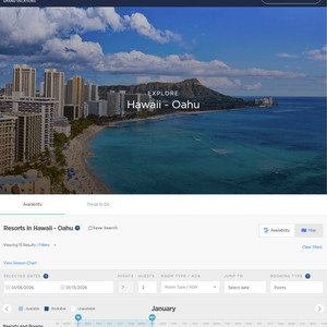 HGV 힐튼그랜드배케이션 예약해드립니다.(하와이 힐튼 빌리지) 이미지