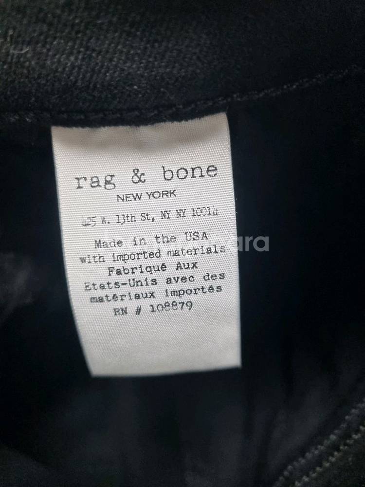 랙앤본 블랙 스키니 면바지 25사이즈 rag & bone--3
