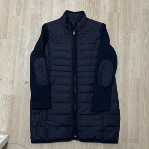 지고트 여성 프리미엄 구스다운 니트 롱패딩 55-66