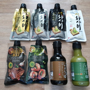 주비푸드 갈아만든 생와사비 + 간장소스 세트 고추냉이 와사비 도시어부 미개봉 새제품