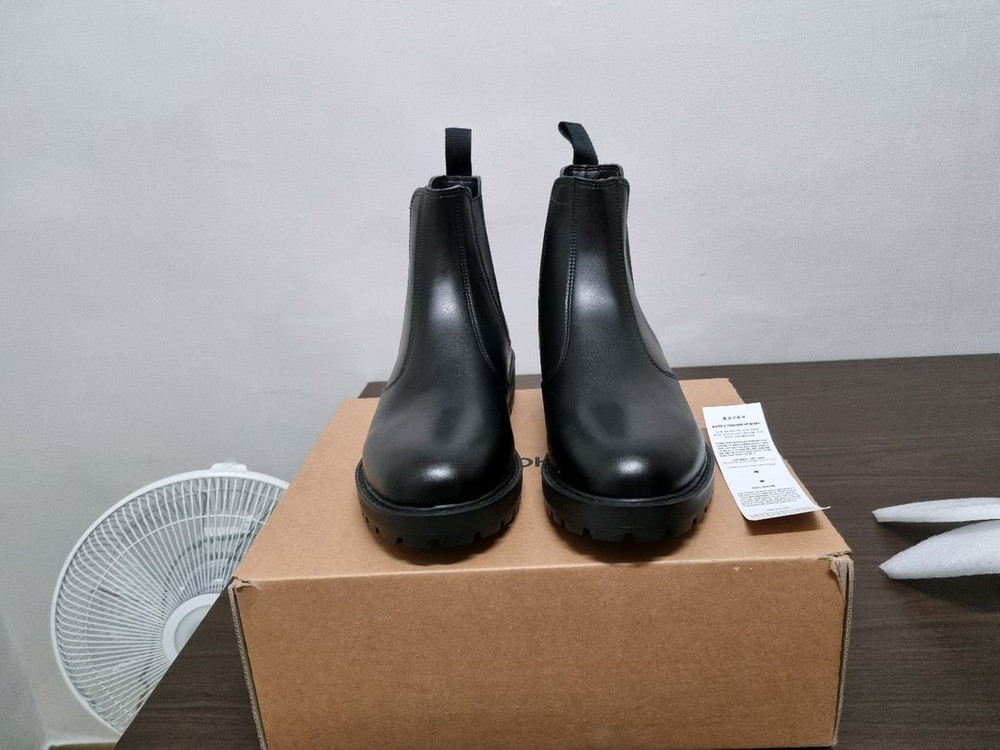 커스텀에이드첼시부츠블랙천연소가죽(새상품) 이미지