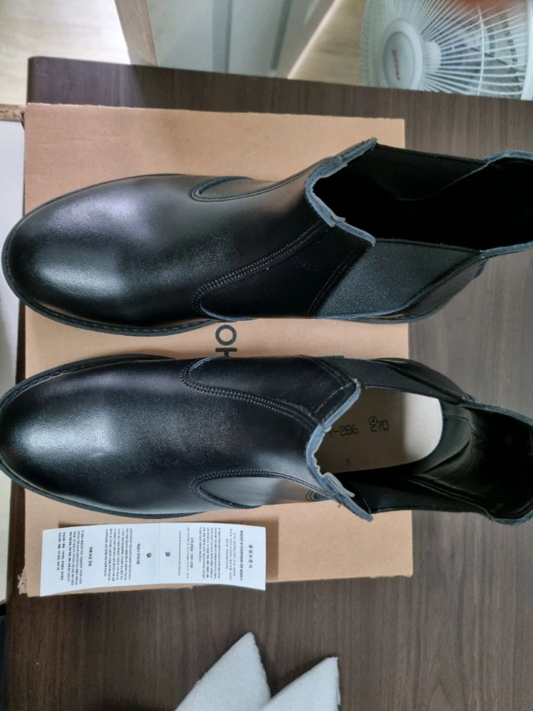커스텀에이드첼시부츠블랙천연소가죽(새상품) 이미지