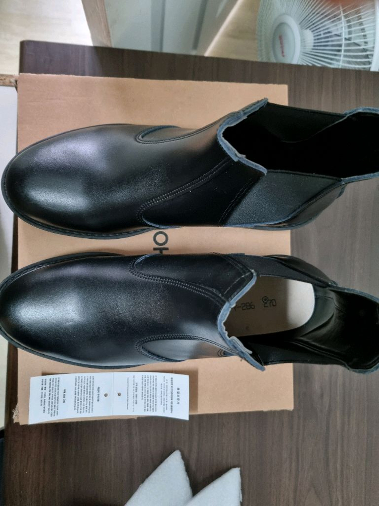 커스텀에이드첼시부츠블랙천연소가죽(새상품) 이미지