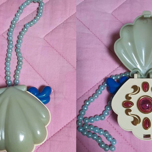 [구함글] 피치피치핏치 한국판 음파 하논 조개 목걸이 펜던트 고전완구 국내판 아쿠아핏치 팬던트 고전 장난감 올드토이 이미지