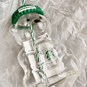 스타벅스 베어리스타 글라스 콜드컵 새제품