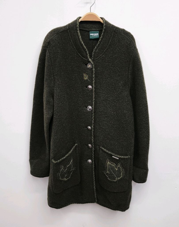 가이거 여성 울 코트(90사이즈)--1