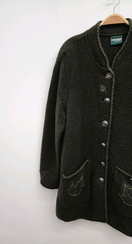 가이거 여성 울 코트(90사이즈)--2