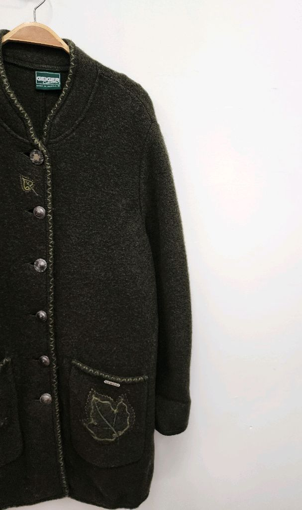 가이거 여성 울 코트(90사이즈)--3