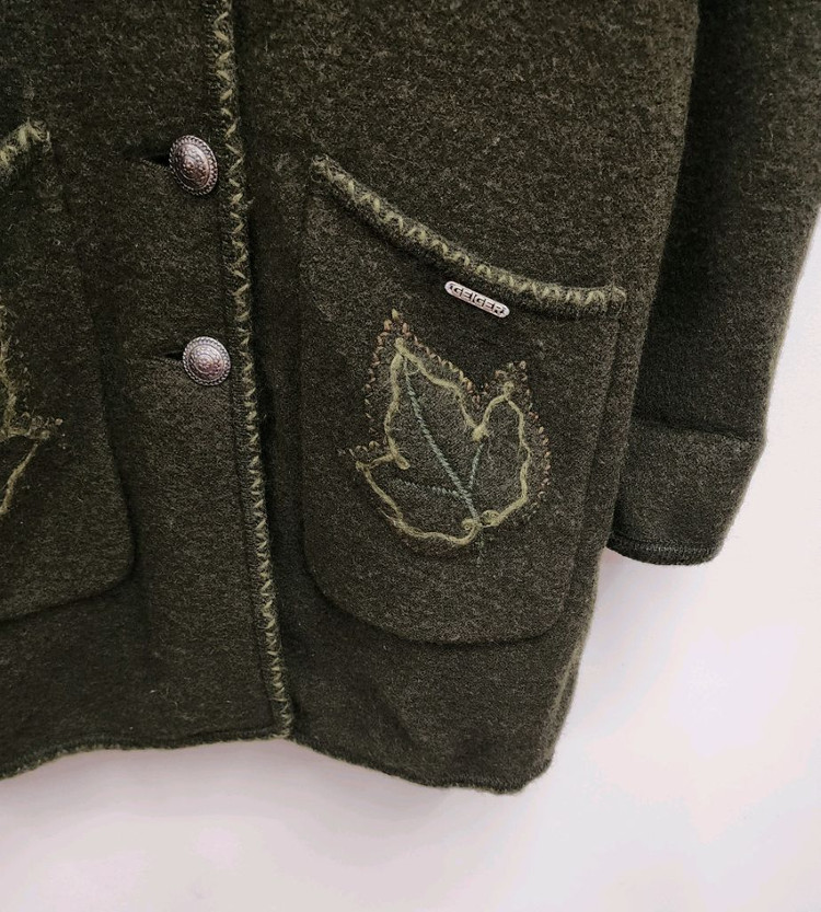 가이거 여성 울 코트(90사이즈)--4