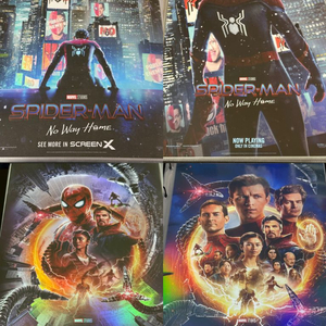 영화 스파이더맨 노웨이홈 포스터 일괄 / 영화 포스터 A3