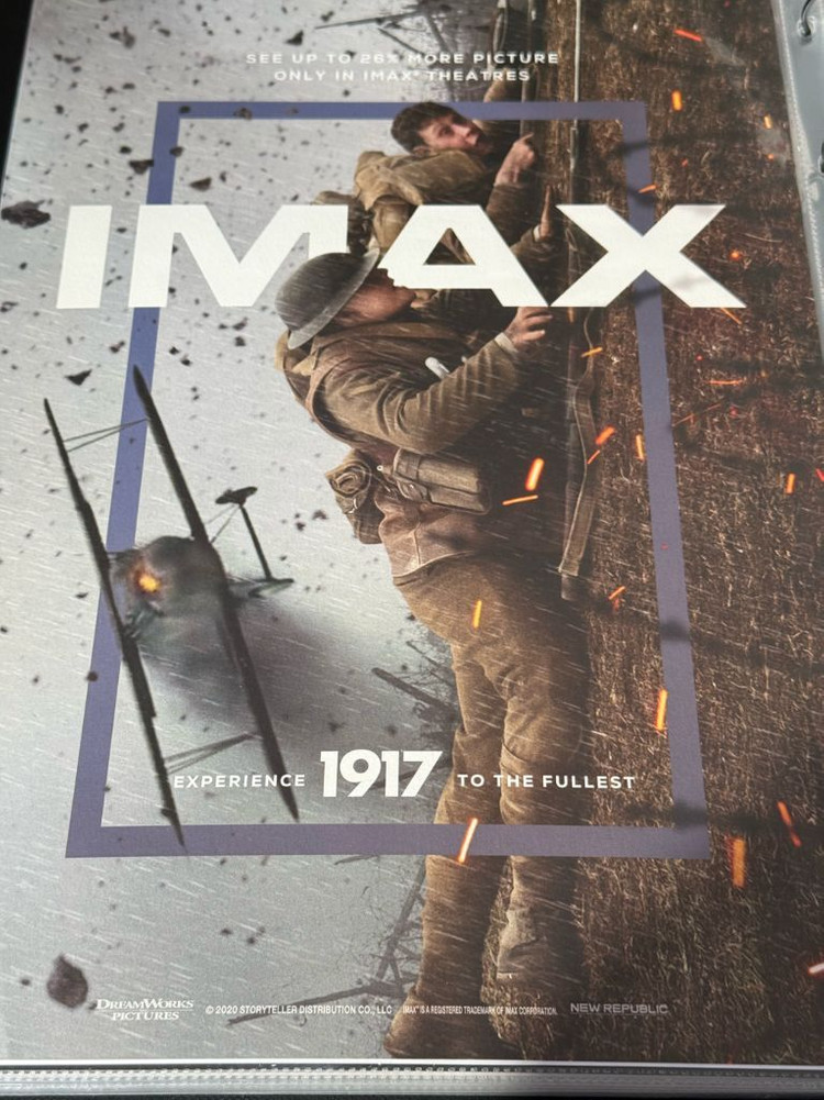 영화 1917 포스터 일괄 양도 / 영화 포스터 A3--1