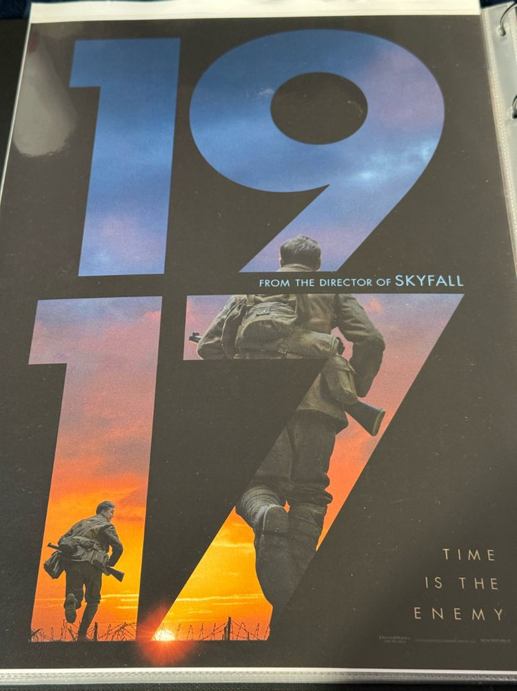 영화 1917 포스터 일괄 양도 / 영화 포스터 A3--2