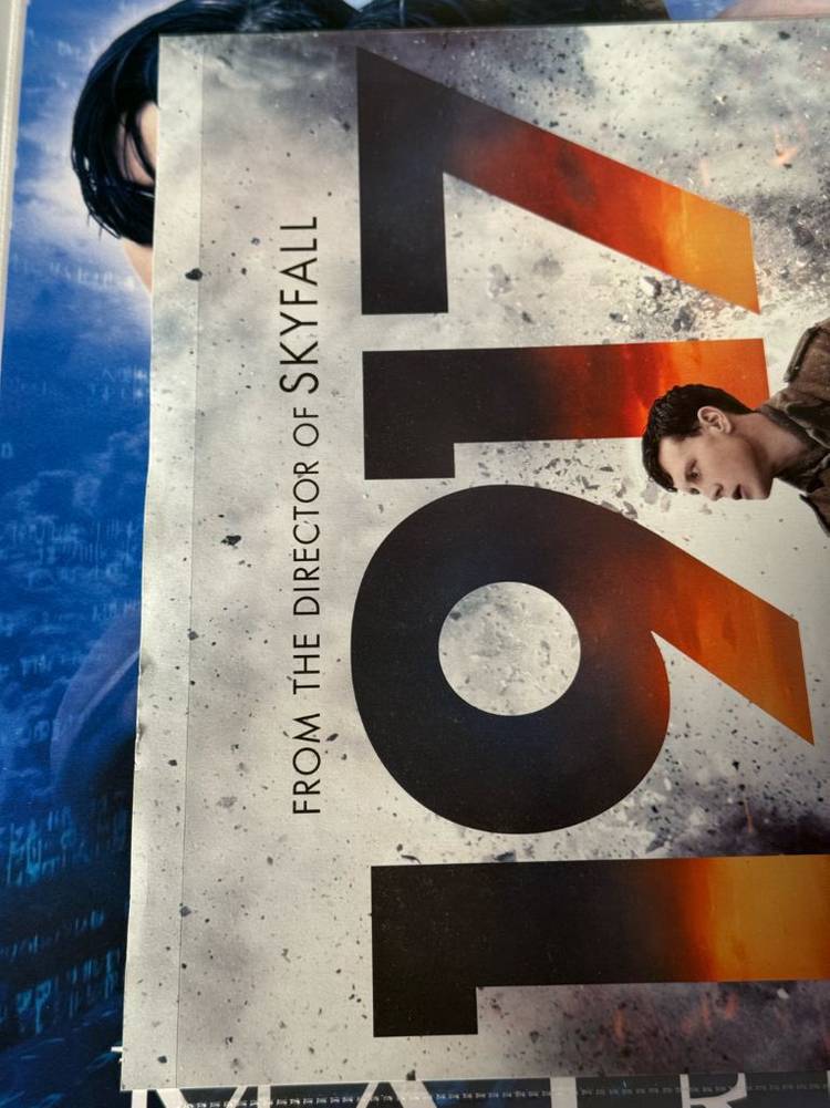 영화 1917 포스터 일괄 양도 / 영화 포스터 A3--3