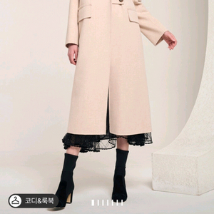 마인 캐시미어 블렌드 스트랩 코트44 랑방 더캐시미어 타임