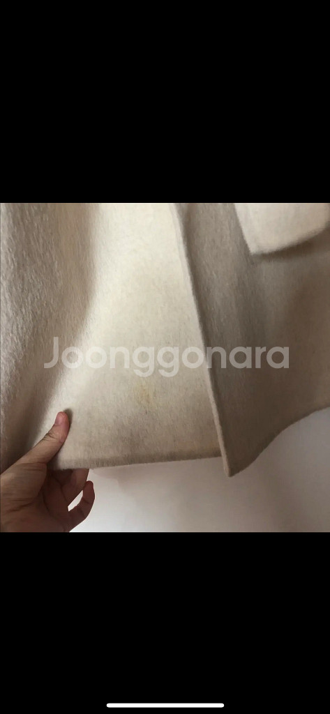 르니나 김지원 호주양모울100% 핸드메이드 롱 코트 498,000원 로브--6