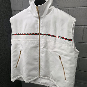 구찌 나일론 GG 인터로킹 조끼 자켓 오버핏46