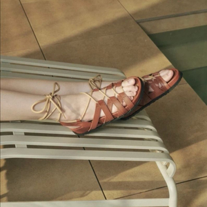 박스 새상품 렉켄 레이스업 샌들 230