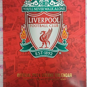 리버풀 2024 공식 달력 컬렉터 에디션