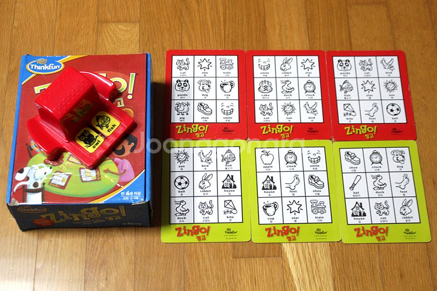 씽크펀 징고 보드게임 징고게임 유아보드게임 유아교구 학습교구 어린이교구 어린이보드게임--0