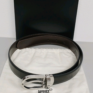 몽블랑 양면 가죽벨트 정품