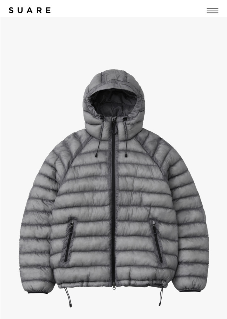 [L] 수아레 라이트 시어쉘 경량 패딩 그레이 새상품--1