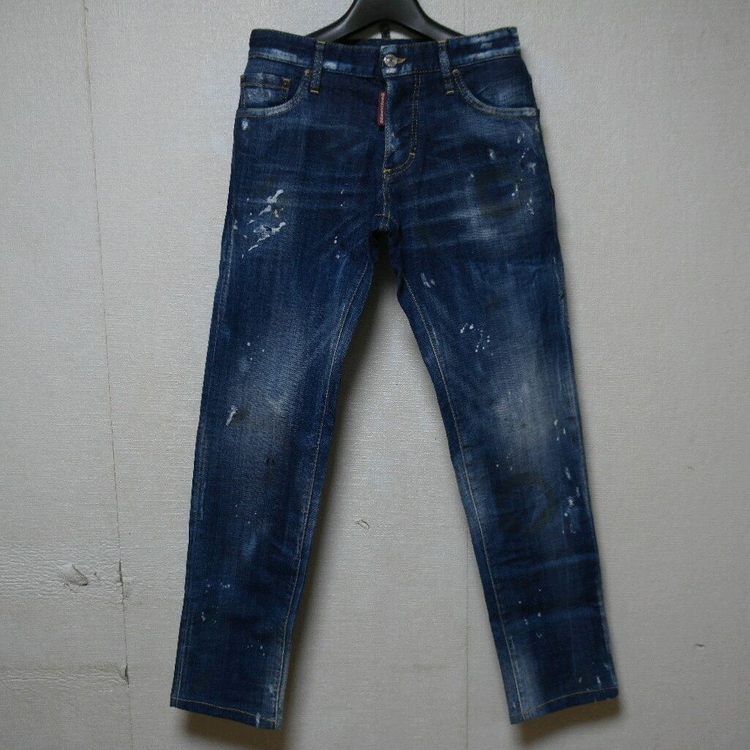 디스퀘어드 빈티지 오일워싱 레드탭 슬림진 44 42 디퀘2 남성청바지 발망 필립플레인 디젤 디올 아르마니 돌체 이미지