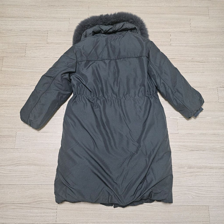 지컷 사가퍼 폭스퍼 구스다운 여성 롱패딩 55-66 새상품 이미지