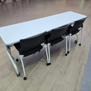 [리바트 정품] 접이식 강의책상 3개 + 의자 3개 세트 / 총 9개 (3세트) / 각개 판매도 가능