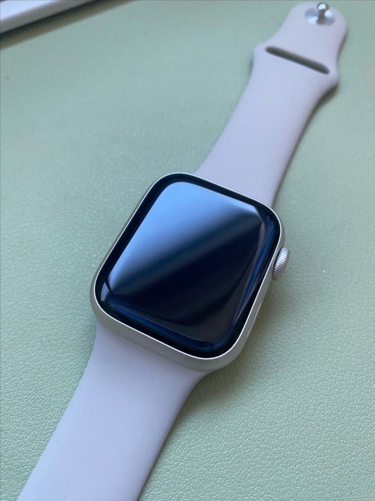 애플워치 시리즈 9 41mm GPS 스타라이트 이미지