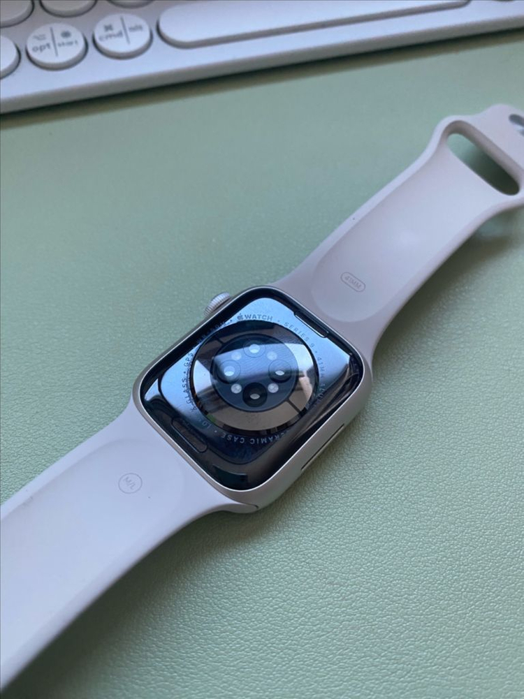 애플워치 시리즈 9 41mm GPS 스타라이트 이미지