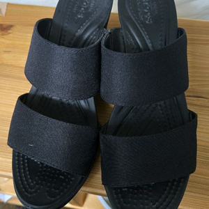 크록스 투스트랩 웨지 샌들 240