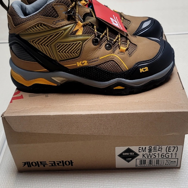 K2 고어텍스 등산화 EM 울트라(E7) 250mm 팝니다 이미지