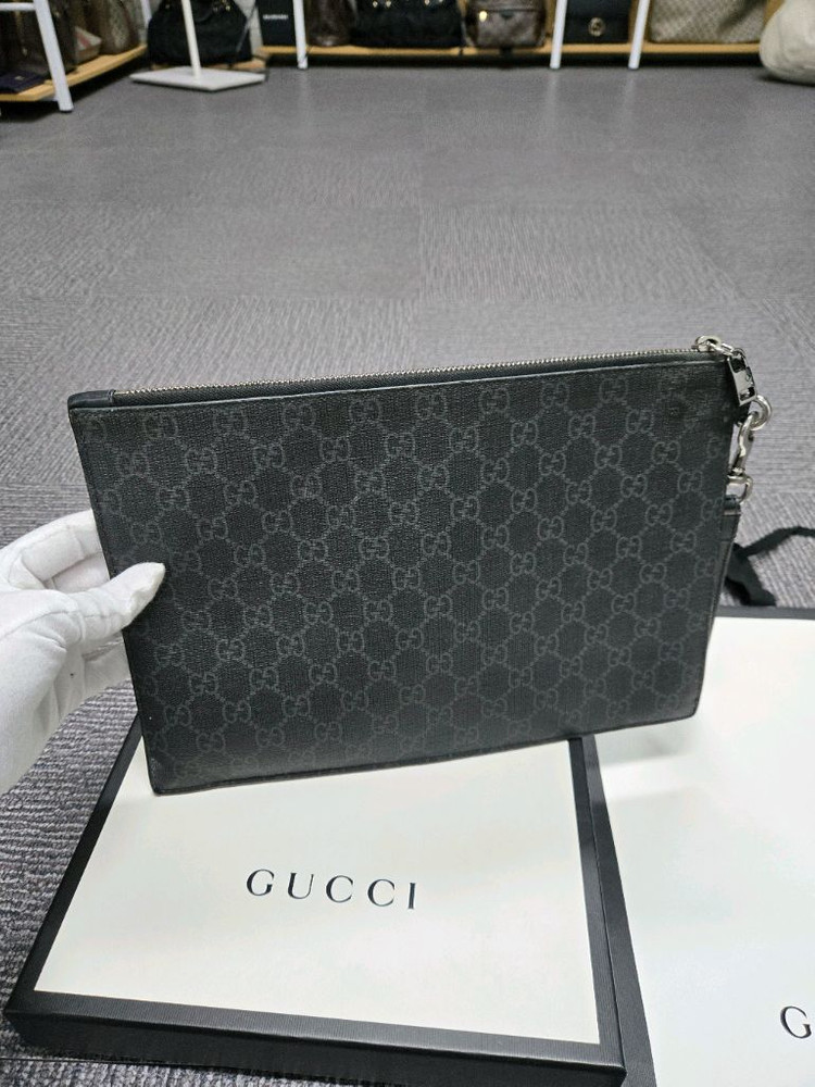 [특가][정품] 구찌 킹스네이크 클러치백--1