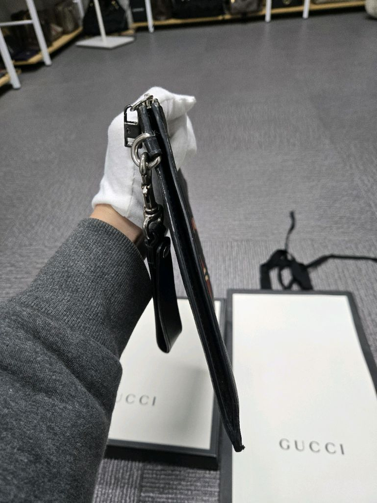 [특가][정품] 구찌 킹스네이크 클러치백--2