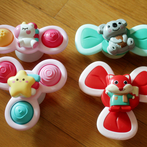 리틀클라우드 흡착 회전 딸랑이 아기스피너 스핀잇 목욕스피너 아기장난감 장난감