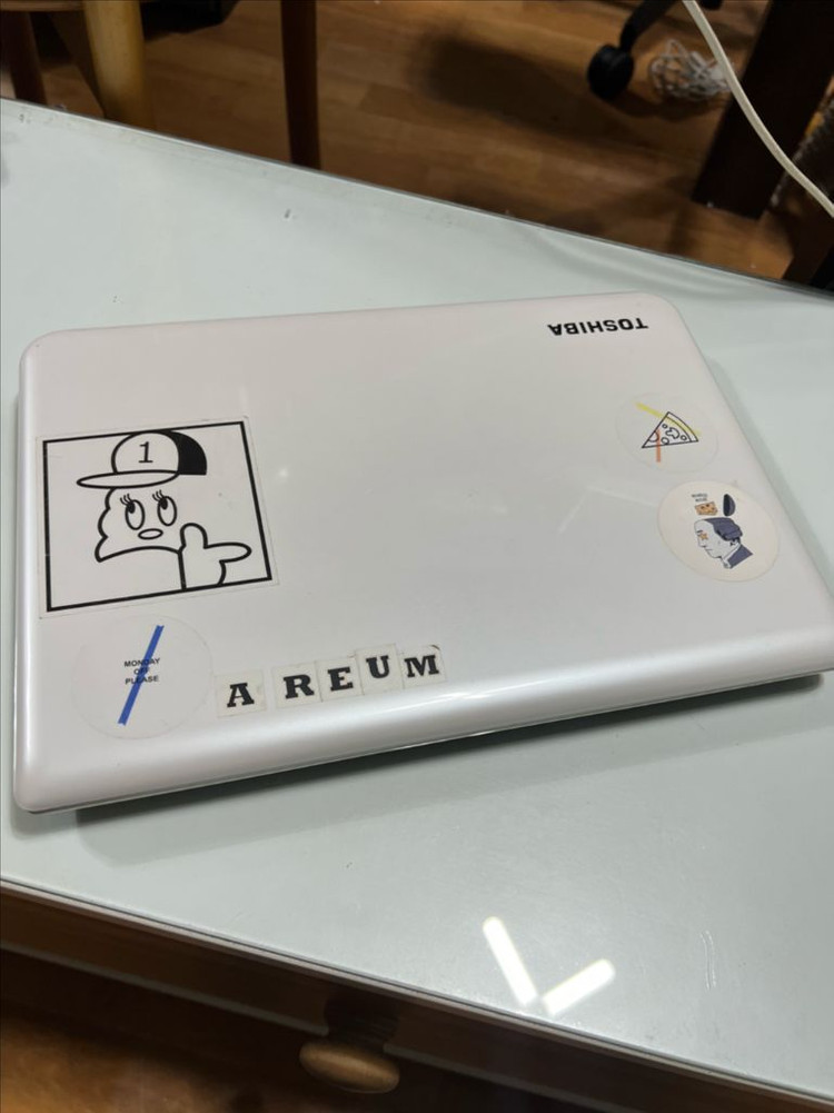 (무료배송)도시바 화이트 노트북 PC 가정&사무용 이미지