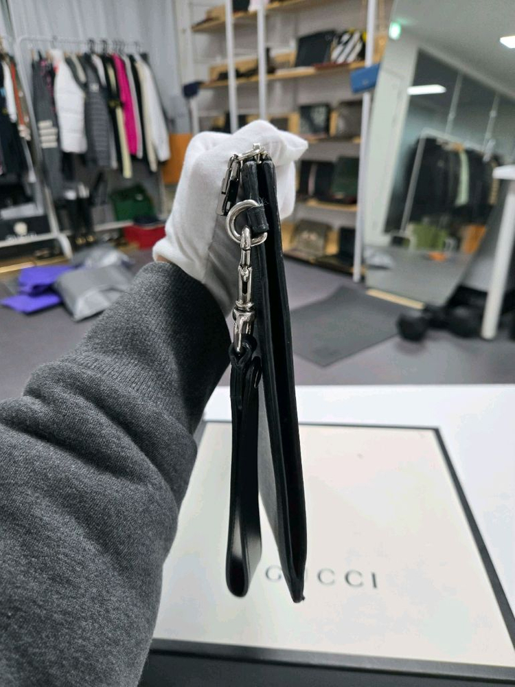 [A급컨디션] 구찌 킹스네이크 클러치백--3