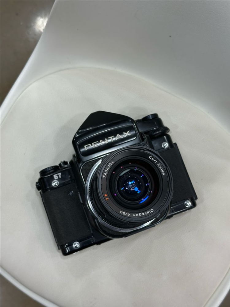 펜탁스 67 중형카메라 핫셀 마운트 개조 버전 이미지