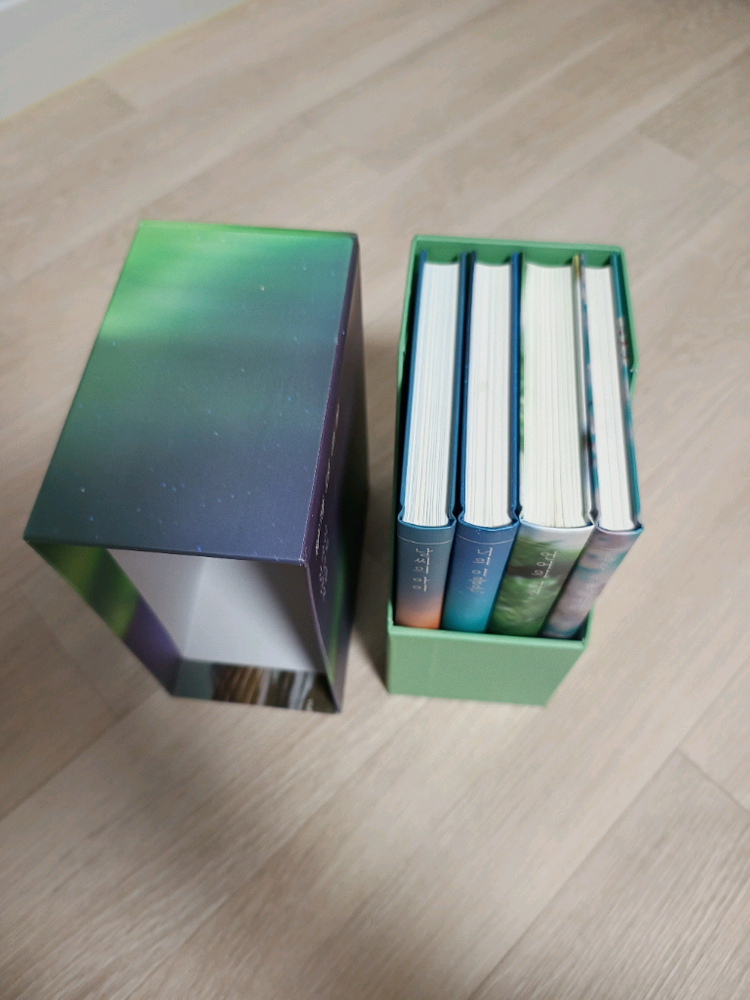 신카이 마코토 영화 원작 소설 세트 4권 이미지