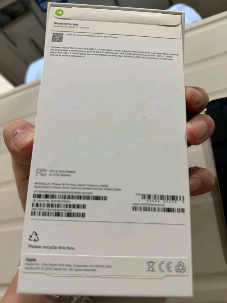 애플 아이폰 16 pro max (프로 맥스) 256gb 풀박_미국폰--7